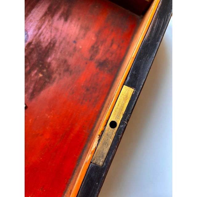 Wooden Brass Documents Box, 19th Century For Sale - Image 15 of 18