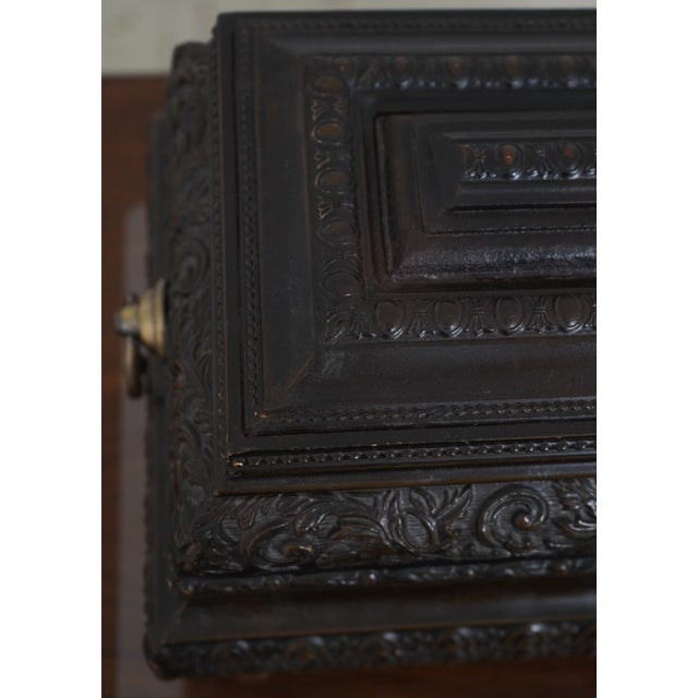 Ornately Carved Regency Style Lidded Box For Sale In Philadelphia - Image 6 of 12