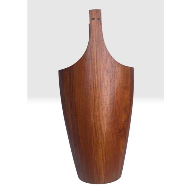 Wood 1950s Mid Century Modern Dansk Designs Jens Quistgaard Teak Ice Bucket For Sale - Image 7 of 8