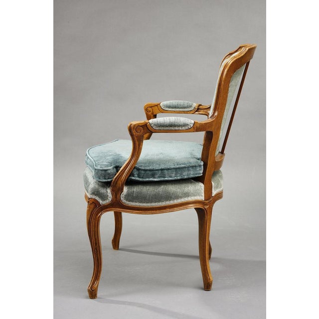 19th Century Louis XV Rococo Armchairs, 1880s, Set of 2 For Sale - Image 10 of 18