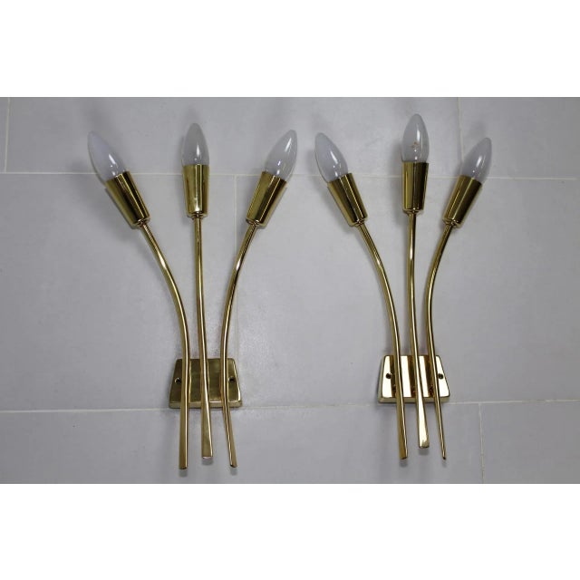 Wall Lights by J.T. Kalmar for Kalmar, 1950s, Set of 2 For Sale - Image 9 of 11