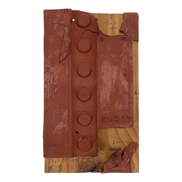 Klaus vom Bruch, Holzbatterie Wall Object, 1995, Wood & Resin For Sale