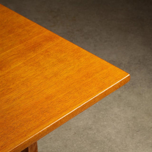 1960s Large Oak Coffee Table by Hans Wegner for Andreas Tuck, Denmark, 1960s For Sale - Image 5 of 18