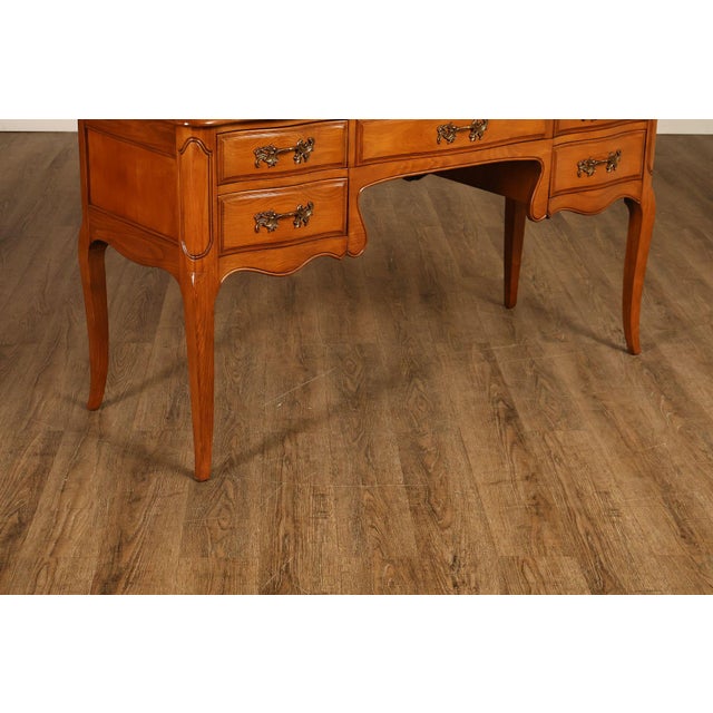 Davis Cabinet Company French Provincial Style Desk With Hutch And Chair For Sale - Image 13 of 18