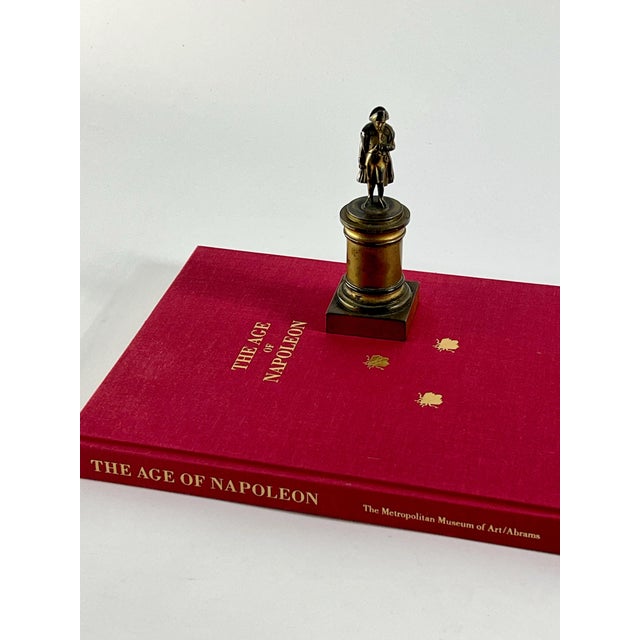 Metal Small 19th-Century French Grand Tour Bronze Statuette of Napoleon Bonaparte For Sale - Image 7 of 8