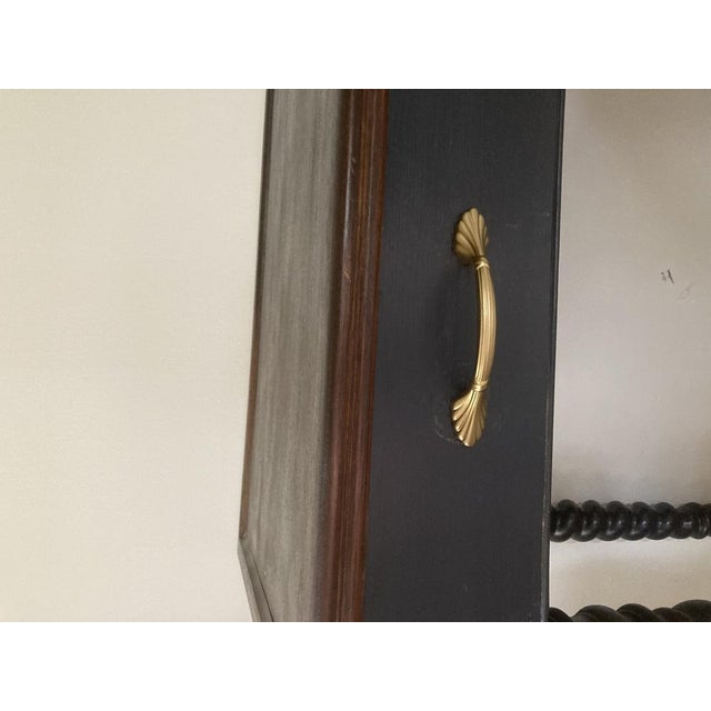 Blue Vintage French Console Table, 1940 For Sale - Image 8 of 12