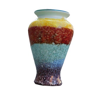 Multicolor Murano Glass Vase from Avem, 1950s For Sale