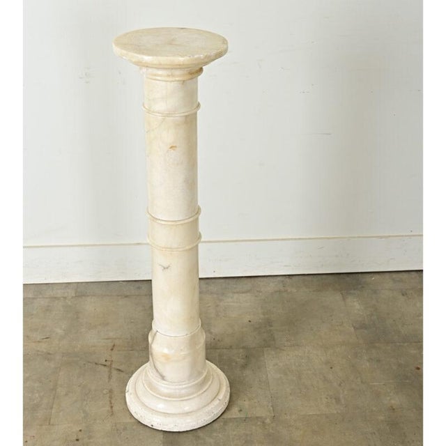 French Early 20th Century Alabaster Column For Sale In Baton Rouge - Image 6 of 11