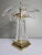 1960s Vintage 1960s Crystal Cofrac Art Verrier Brass French Table Lamp For Sale - Image 5 of 12
