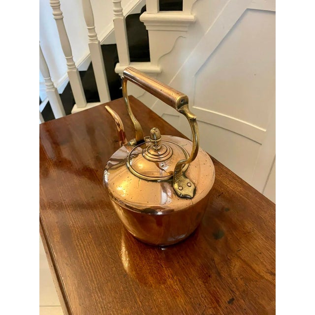 George III Copper Kettle, 1800s For Sale - Image 3 of 7