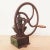 Flywheel Coffee Grinder in Cast Iron, 1850-1880 For Sale - Image 5 of 6