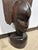 Ebony Mid 20th Century Carved African Female Bust | Ebony Hardwood Sculpture | 26” Tall Modernist Figurative Art For Sale - Image 8 of 14