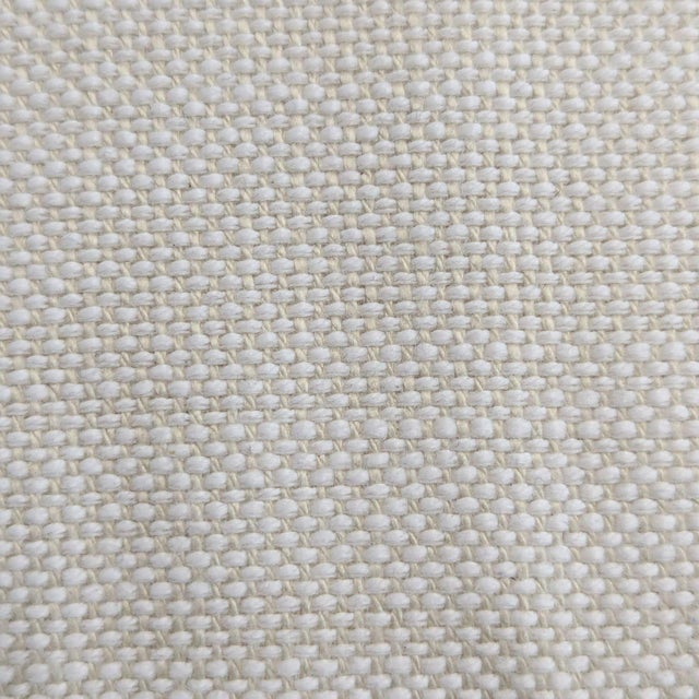 White Restoration Hardware Belgian White Slipcovered Fabric Loveseat With Cushions For Sale - Image 8 of 9