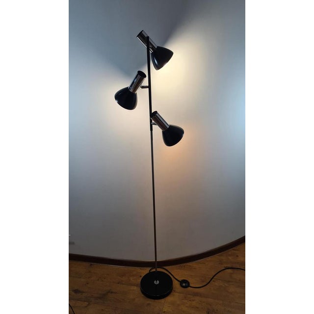 3-Arm Floor Lamp from VEB Leuchtenbau Neustadt, GDR, 1970s For Sale - Image 14 of 15
