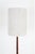 1950s/1960s, denmark, teak (solid wood and veneer). High-quality new handcrafted lampshade (cream-white cotton cord),...