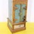 Wooden Bookcase with Glass Door and Painted Boat Section For Sale - Image 4 of 18