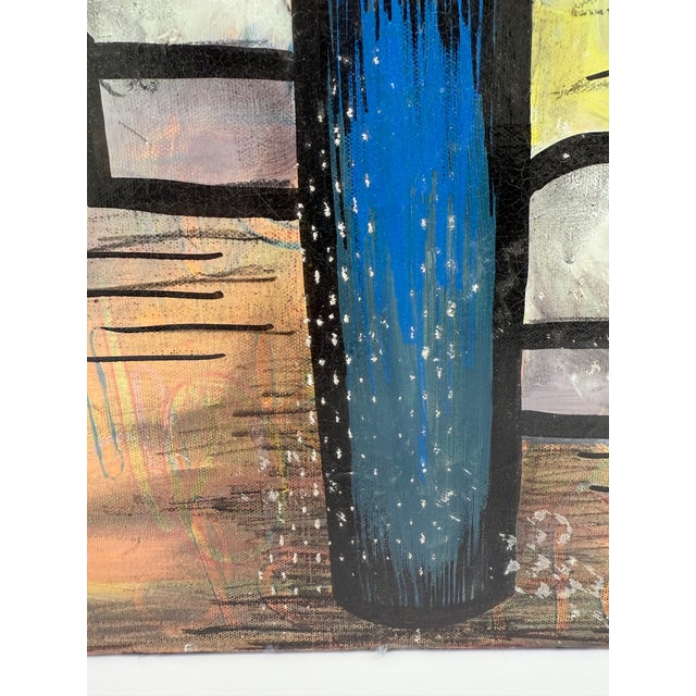 2009, "He Loved to Ride", Contemporary, Mixed Media on Canvas, Artist Y. C. Lozano For Sale In Jacksonville, FL - Image 6 of 13