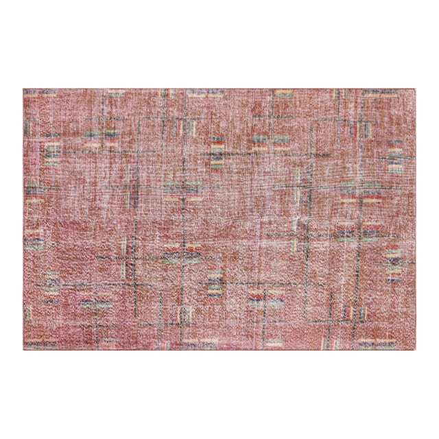1960s Turkish Mid-Century-Modern Rug For Sale