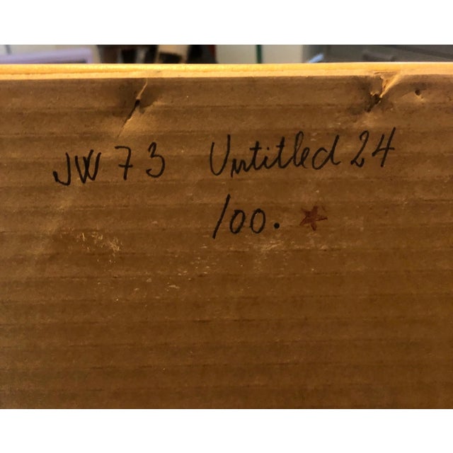 John Wood, Abstract MIxed Media Drawing Vibrant Modernist Color Watercolor Painting For Sale - Image 11 of 11