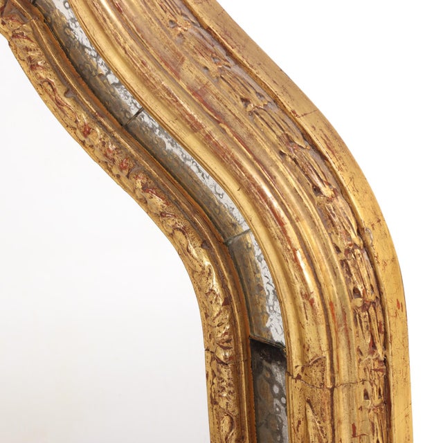 1950s French Carved Gilt Mirror, in the Manner of Maison Jansen, C 1950. For Sale - Image 5 of 6