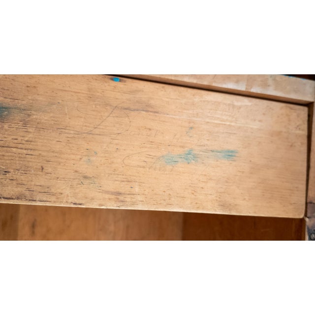 18th or 19th Century Blue Painted American Blanket Chest, New York or New England For Sale - Image 15 of 18