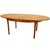 Mid Century Modern Danish Style Teak Butterfly Leaf Extending Dining Table 1960 For Sale - Image 9 of 11