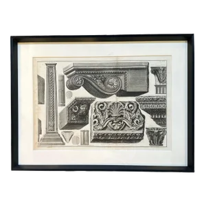 Giovanni Battista Piranesi (1720 - 1778) Architectural Elements Engraving