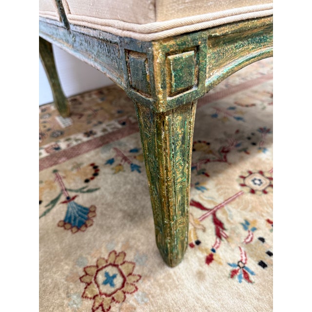 Minton-Spindell Louis XVI Style Fauteuil Chair For Sale In San Francisco - Image 6 of 11
