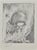 Graham Carter, Lady Niagara Graphite on paper 17.5 x 13 cm (6.8 x 5.1 inches) sheet size Framed in black with a black...