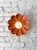 Red Travertine Handmade Flower Wall Sconce Luxury Lighting Fixtures For Sale - Image 6 of 6