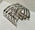 Modernist Geometric Woven Sterling Silver Cuff 79 Grams For Sale - Image 9 of 10