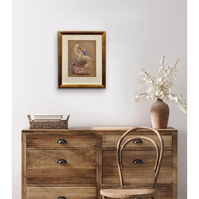 Queen Victoria's Daughter, HRH Princess Alice Maud Mary, Long Life and Happiness, Watercolour Painting, 1860 For Sale - Image 18 of 18