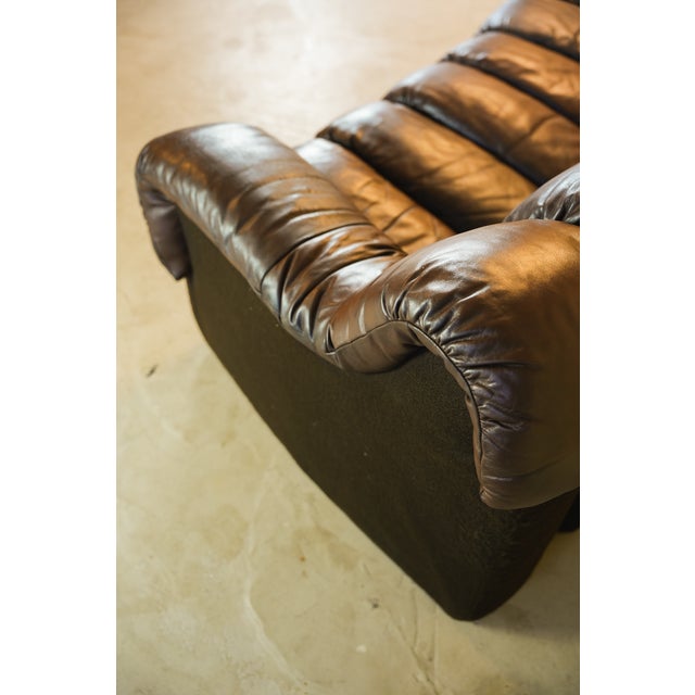 DS600 Non-Stop Snake Sofa in Brown Leather by Ueli Berger for de Sede, 1970s, Set of 16 For Sale - Image 13 of 18