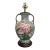 1980s Fredrick Cooper Hand Painted Floral Lamp Gilt Handles Roses Tulips Irises ChicagO For Sale