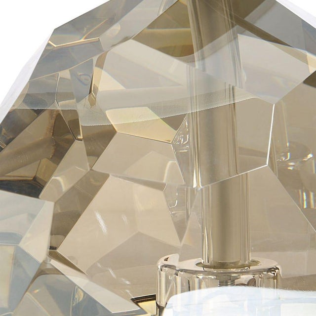 Mini Abstact Crystal Lamp For Sale - Image 4 of 8