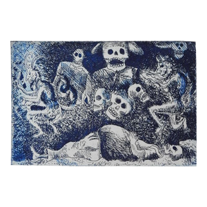 1993 Tomas Pineda Matus Muerte Etching