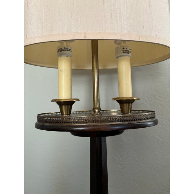 1990s 1990s Neoclassical Frederick Cooper Candlestick Lamp Table For Sale - Image 5 of 12