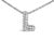 Elegance meets personalized charm in this exquisite pendant, meticulously crafted from radiant 10K white gold with a...