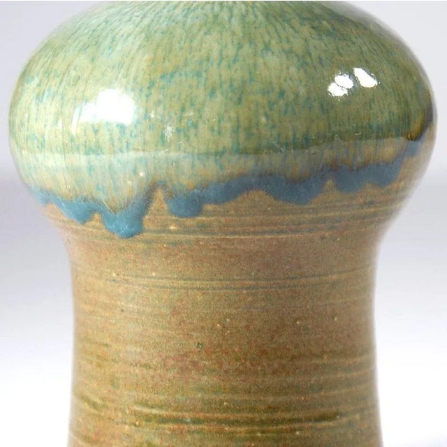 Drip Glaze Ceramic Vase, 1970s For Sale - Image 6 of 8