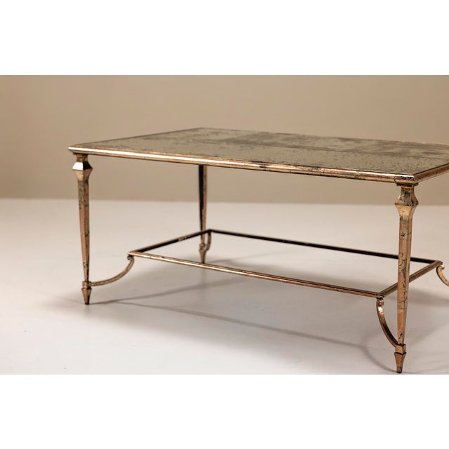 Artisanal Coffee Table in the style of Maison Jansen For Sale - Image 6 of 15