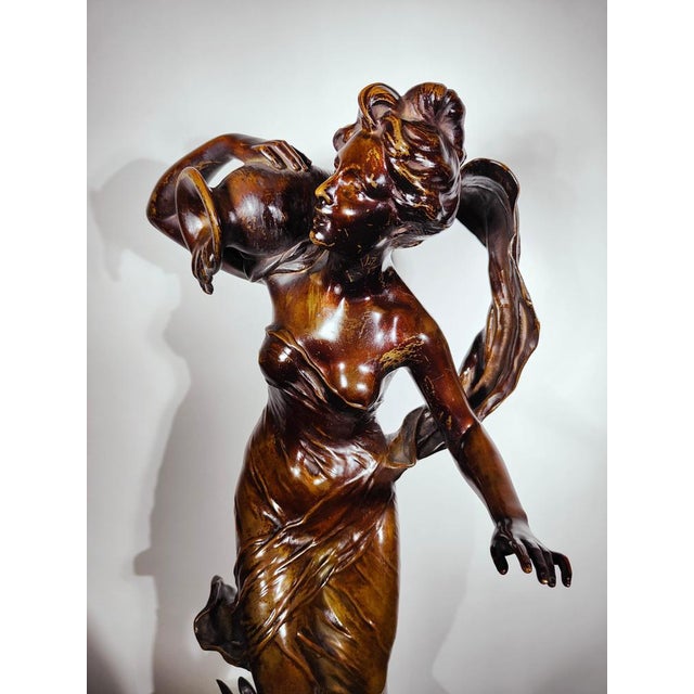 Large Bronze Figurine by Charles Théodore Perron, 1880s For Sale - Image 9 of 14