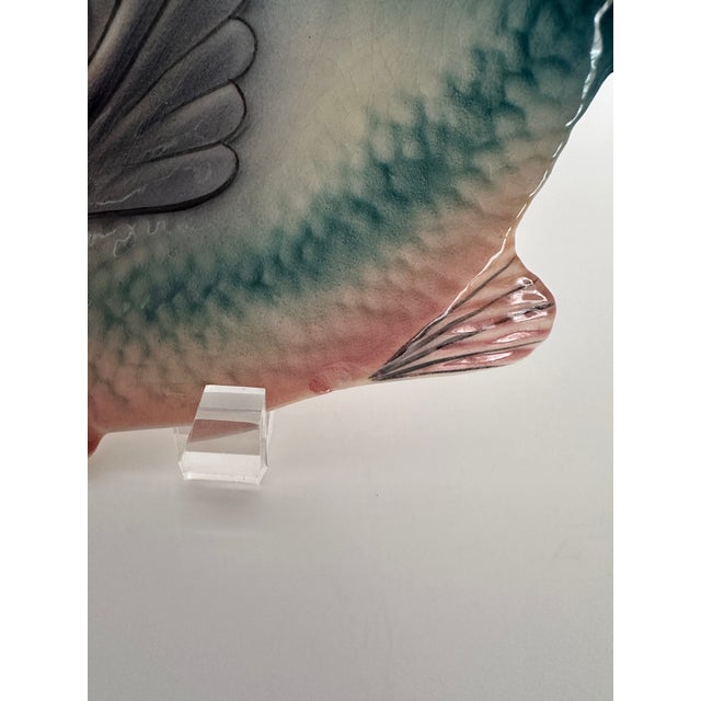 1930s Vintage Brad Keeler Fish Plate For Sale - Image 5 of 8