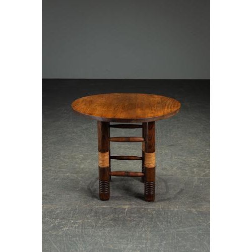 Art Deco Side Table by Charles Dudouyt For Sale - Image 6 of 11