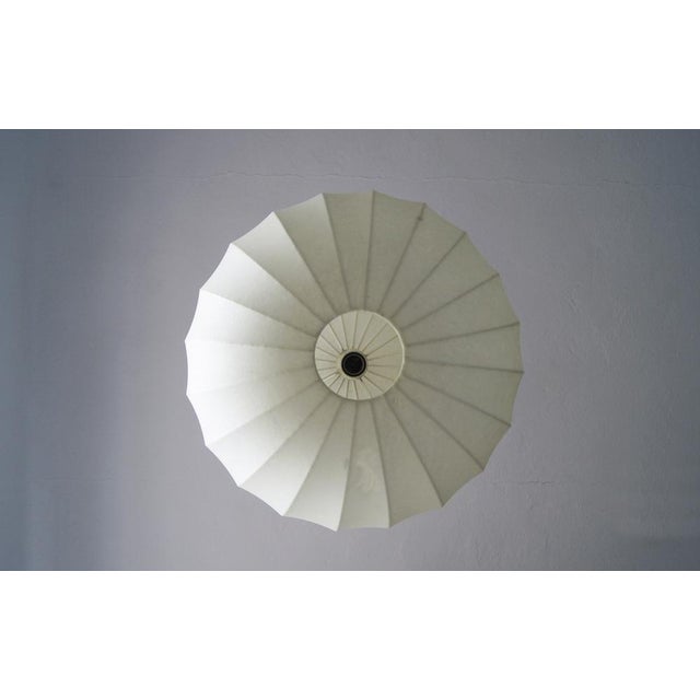 Mid-Century Cocoon Pendant Lamp from Goldkant Leuchten For Sale - Image 4 of 10