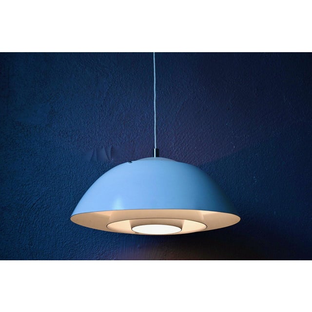Scandinavian Safari Suspension Lamp by Peter Hvidt & Orla Mølgaard-Nielsen for Nordisk Solar, Denmark, 1970s For Sale - Image 3 of 11