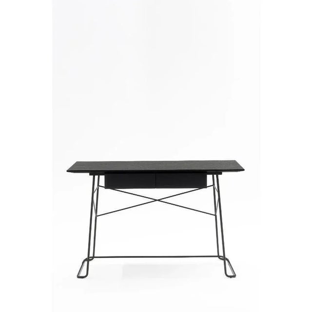 Bronze Brera desk by Marcos Zanuso Jr Materials: Bronze Structure. Desk with drawer. Base in bronze lacquered metal or...