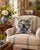 Gorgeous newly made from a rare vintage fabric in perfect condition from Brunschwig & Fils. This pillow measures 20 X 20...