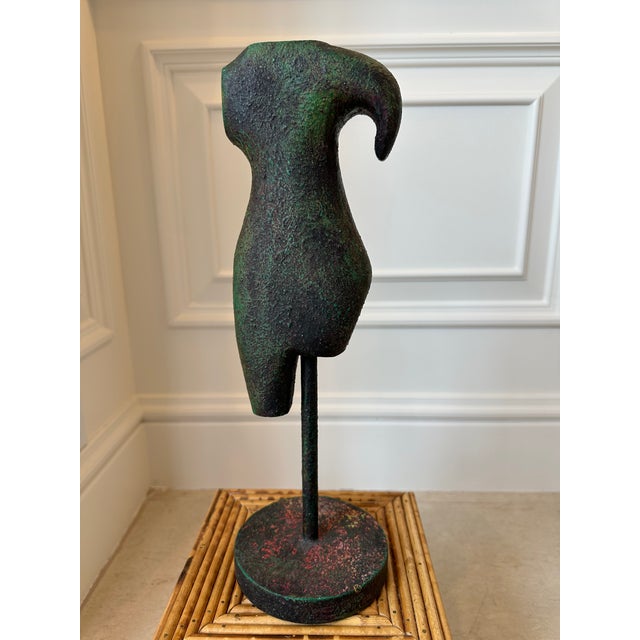 Vintage Brutalist Female Torso Sculpture For Sale - Image 9 of 17