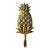 1970s Brass Pineapple Hook For Sale