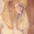 Original Clair Seglem Tall Portrait Painting of a Nude Blonde Woman 12" X 18" For Sale In Oklahoma City - Image 6 of 10